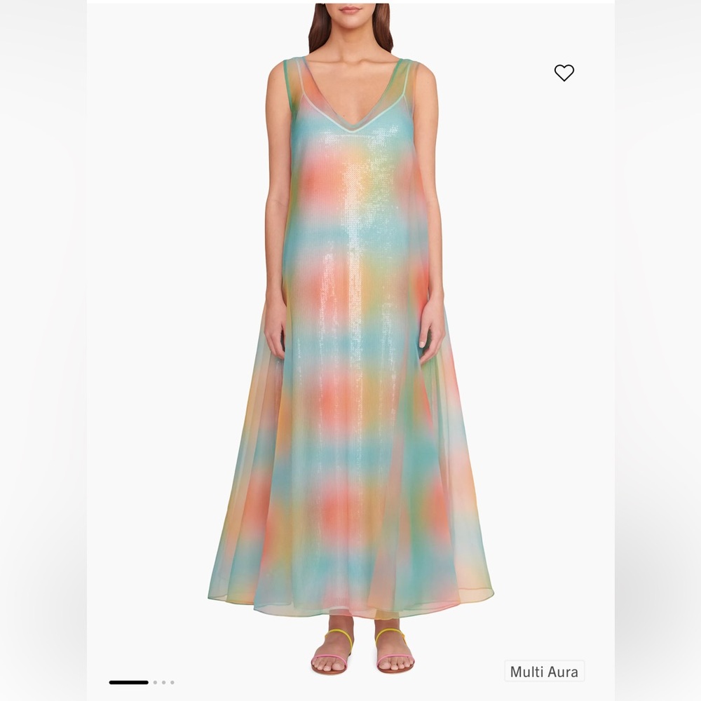$595 Staud Samantha Maxi Dress size xs